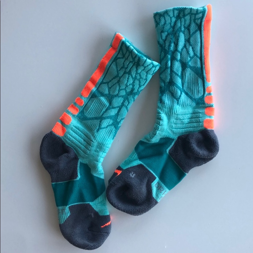 NIKE LJ HyperElite dri-fit Turquoise/orange Sz. S